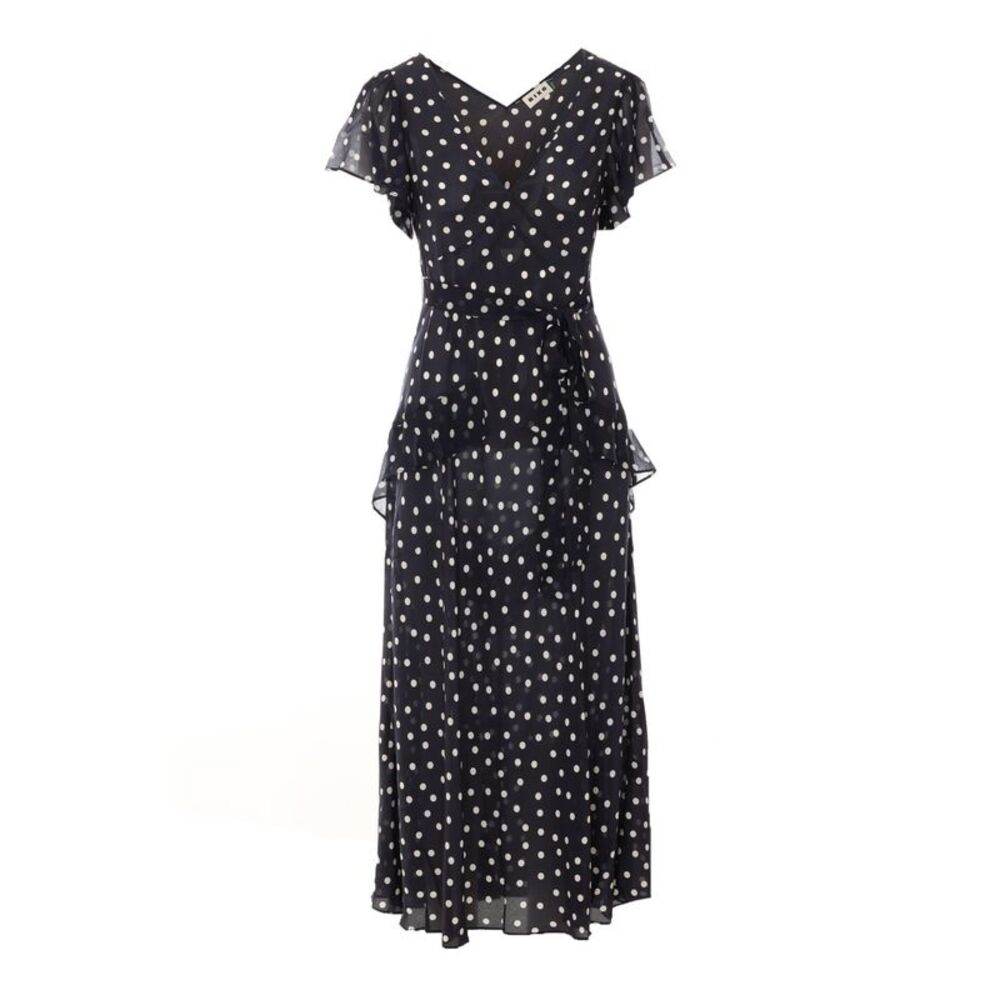Rixo Women Evie Bohemia Spot Deep Dress